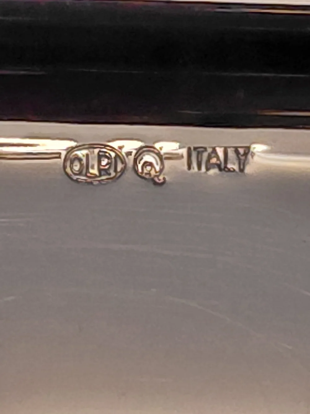 Vintage Olri Silverplate Vanity Tray Set
